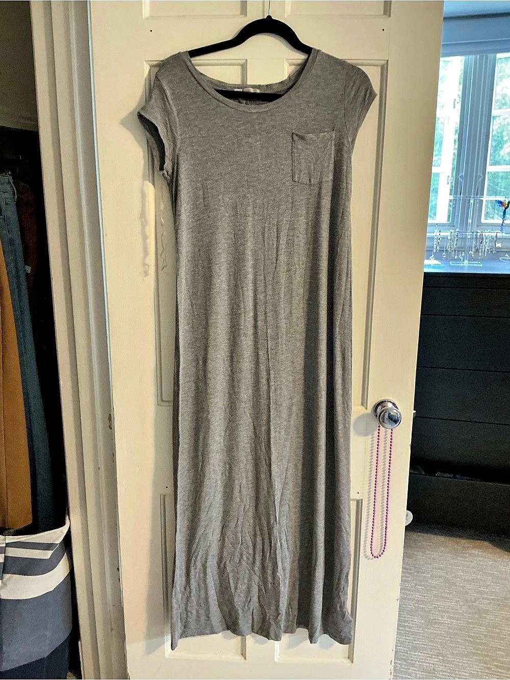 Gap Gray Maxi Dress
